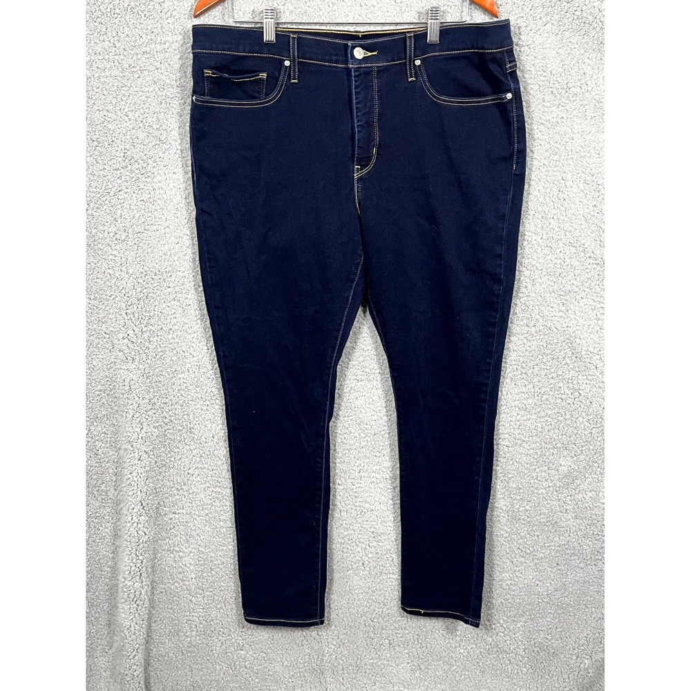 Levi's Jeans Women 36 Blue Denim Dark Wash Streetwear All Day Comfort Skinny Leg